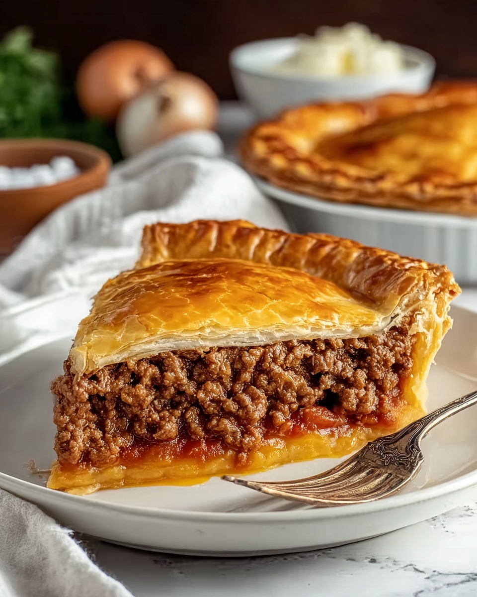 Easy Hamburger Pie Recipe - Recipe Image