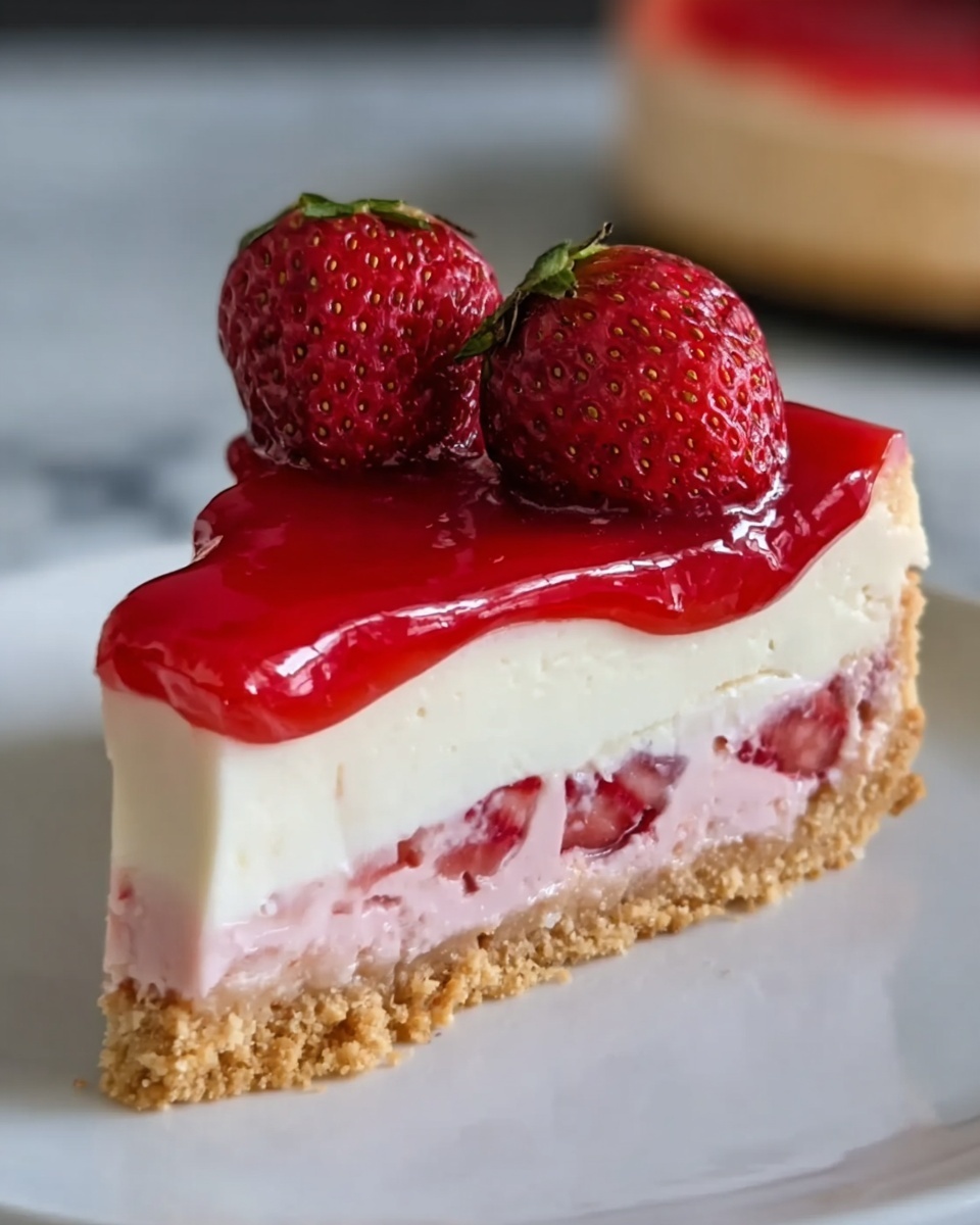 Keto Strawberry Cheesecake Recipe - Recipe Image