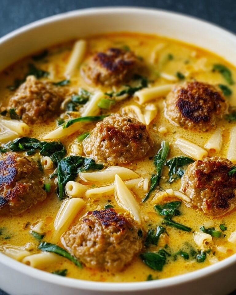 Coconut Curry Meatball Orzo Soup Recipe