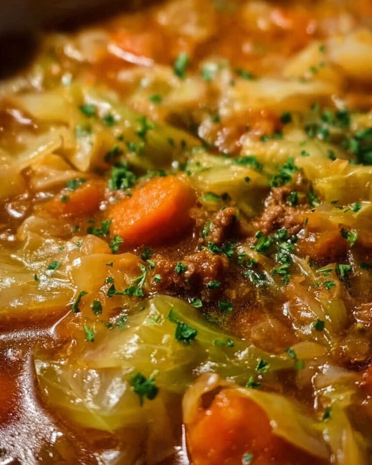 Unstuffed Cabbage Roll Soup Recipe