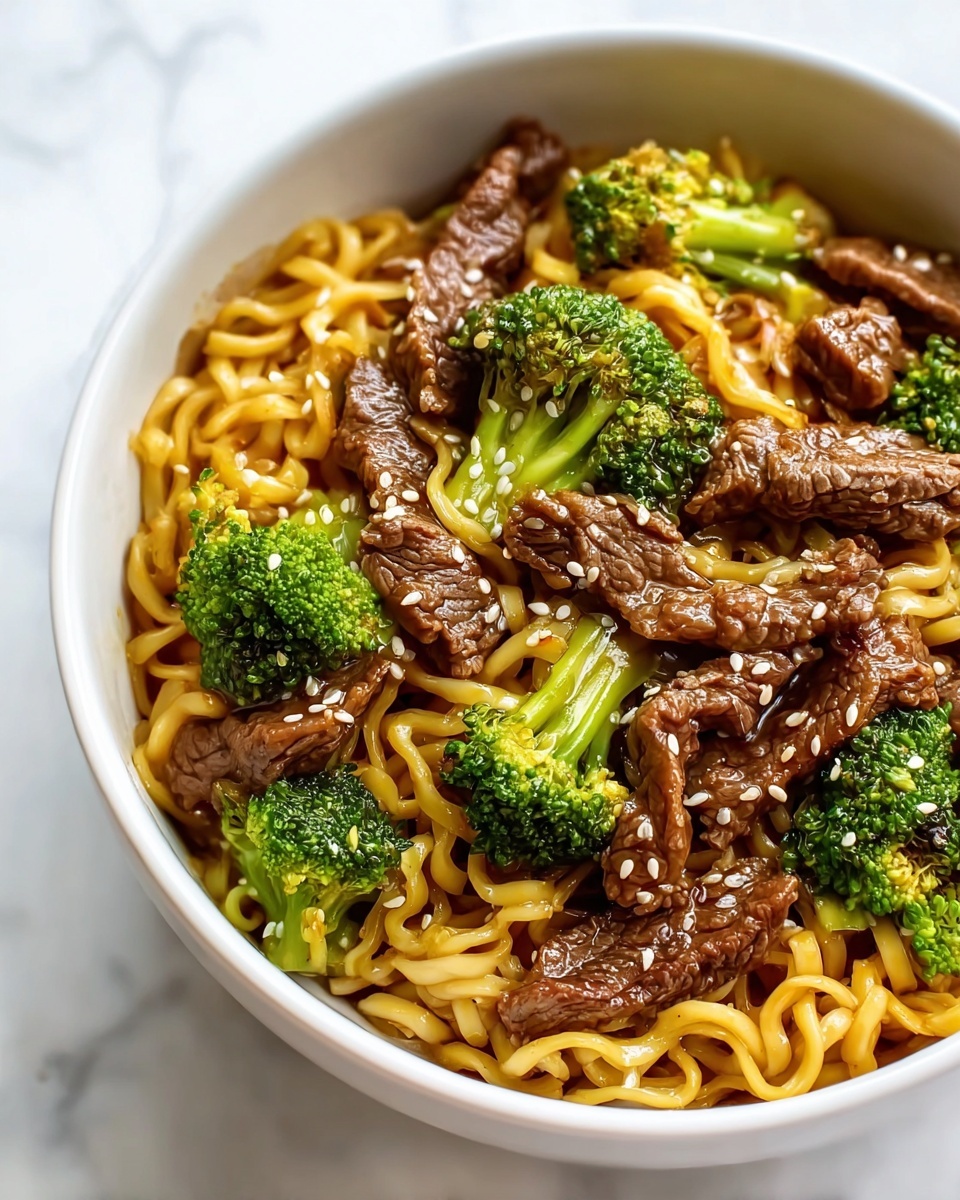 Beef and Broccoli Ramen Stir Fry Recipe - Recipe Image