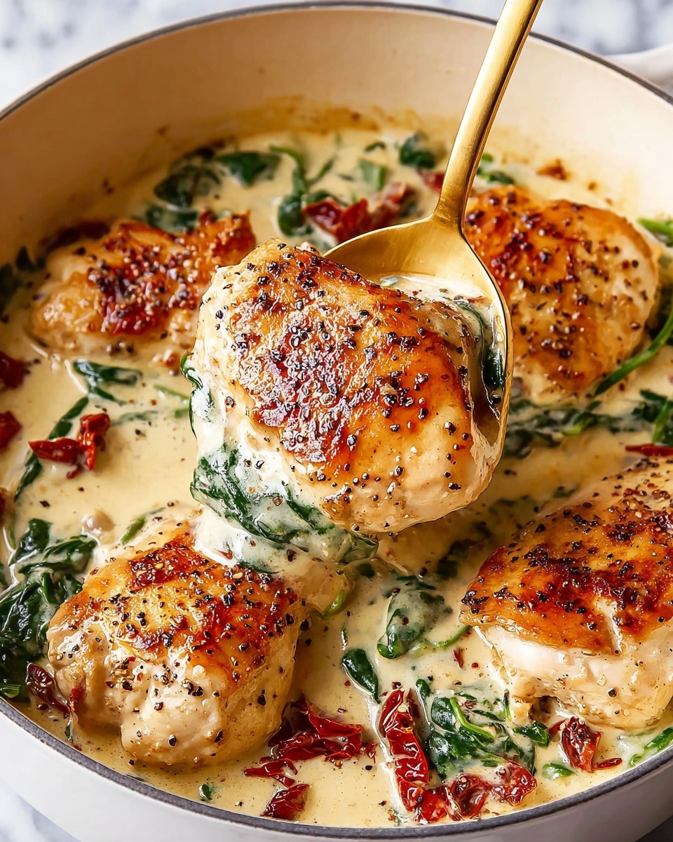 Creamy Tuscan Chicken Recipe - Recipe Image