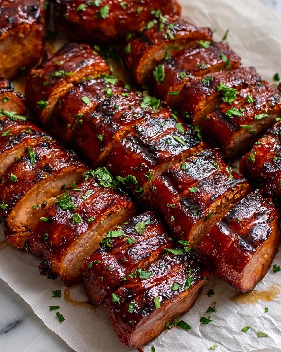 Maple BBQ Hasselback Kielbasa Bites Recipe - Recipe Image