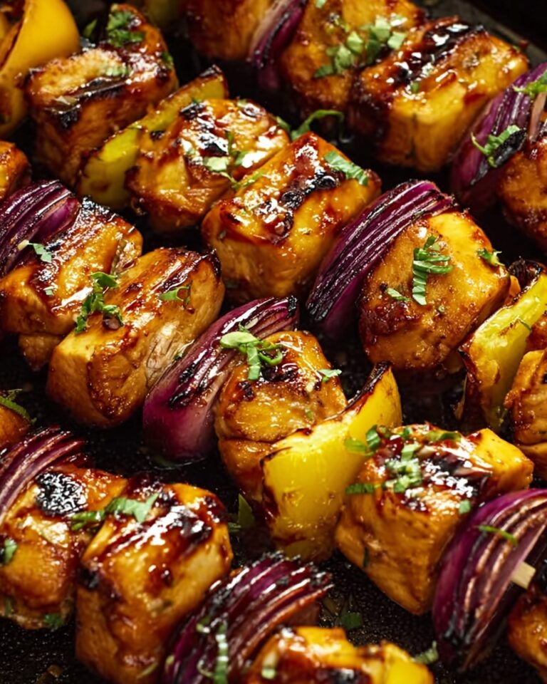 Hawaiian Chicken Skewers Recipe
