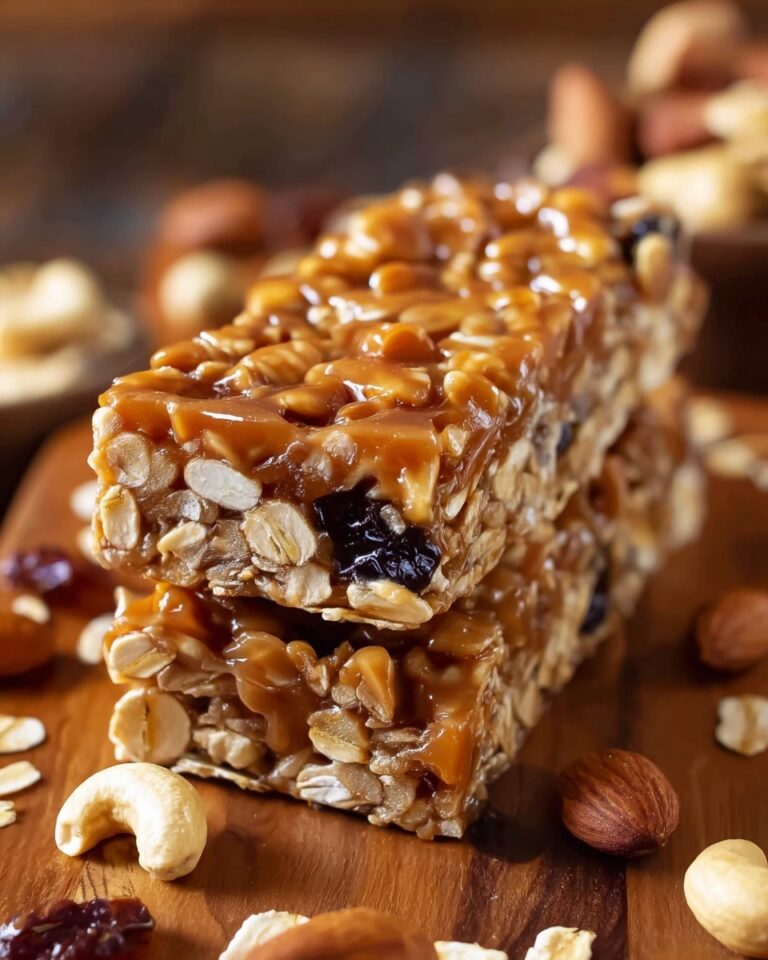 Chewy Homemade Granola Bars Recipe