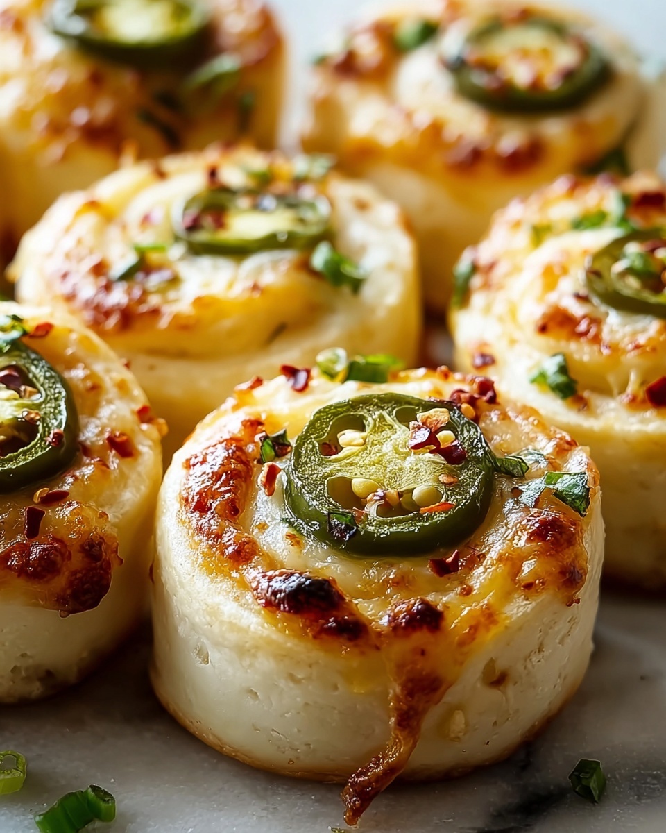 Jalapeño Popper Stuffed Rolls Recipe - Recipe Image