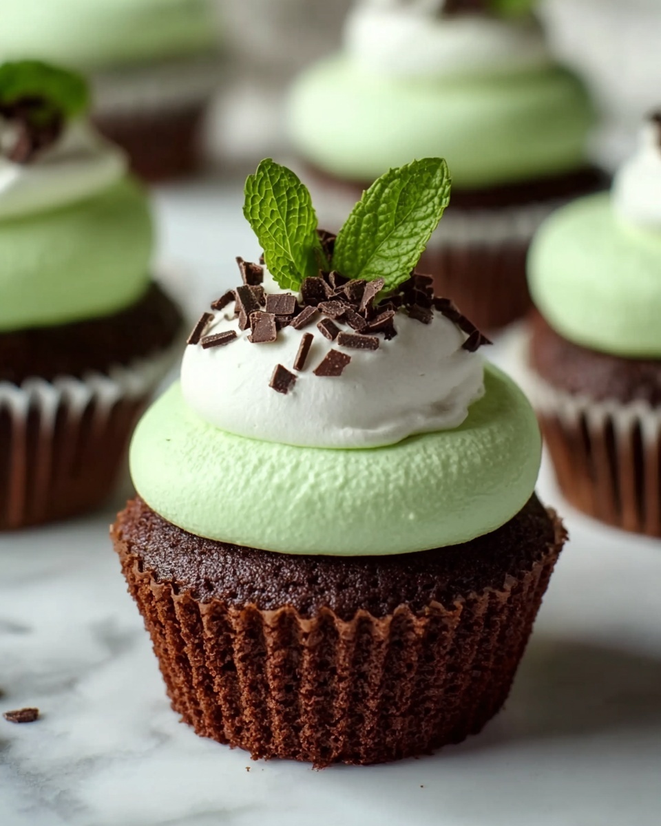 Mini Mint Cheesecakes Recipe - Recipe Image
