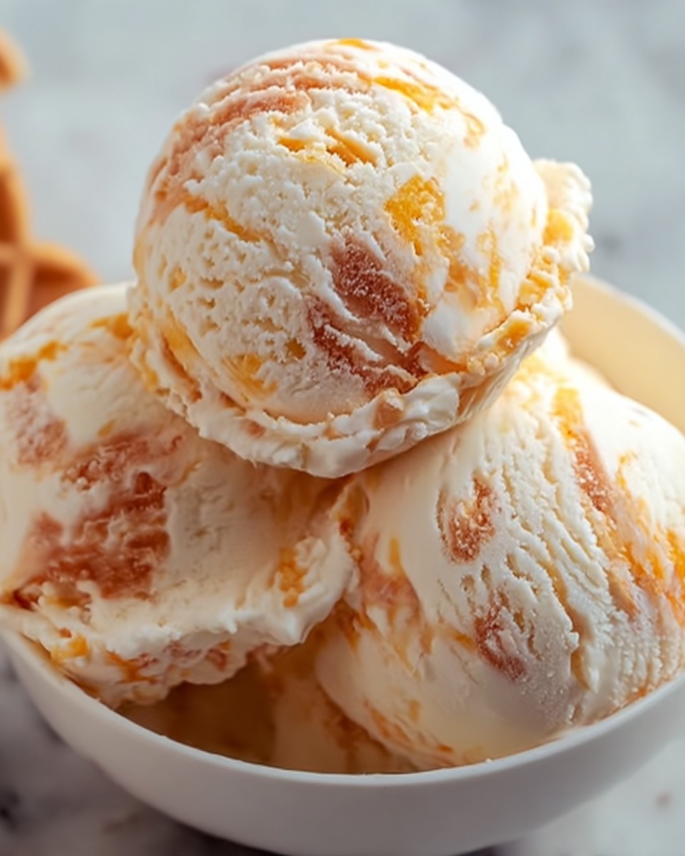 Orange Ice Cream Recipe - Recipe Image