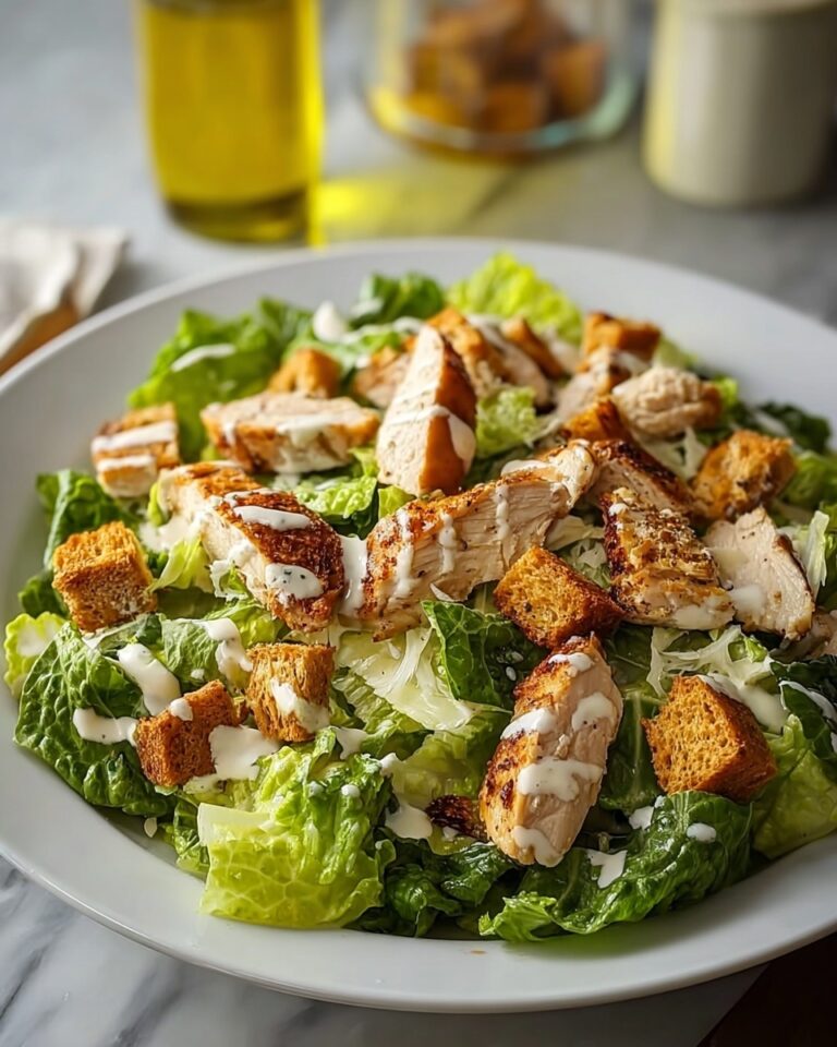 Best Chicken Caesar Salad with Homemade Croutons Recipe