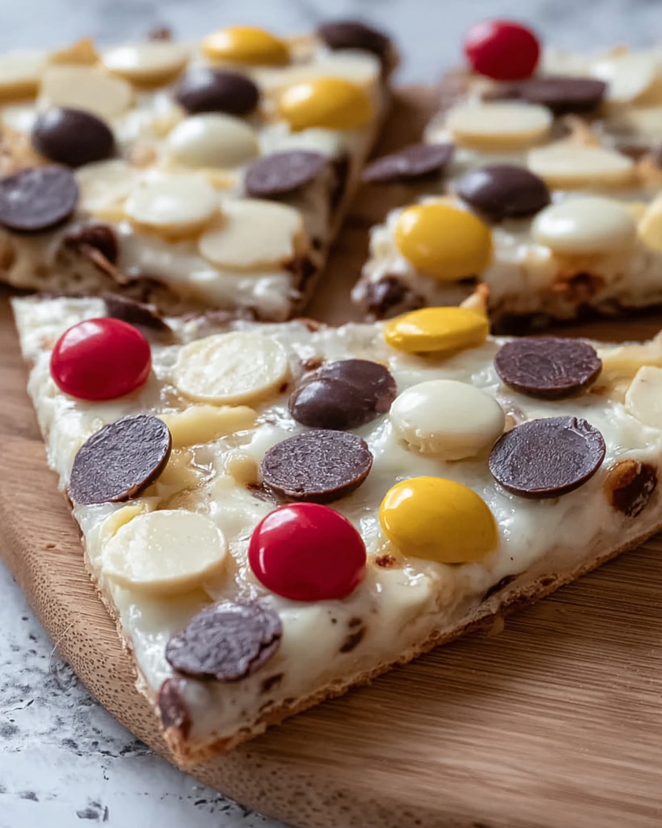 White Chocolate Brownie Pizza Recipe - Recipe Image