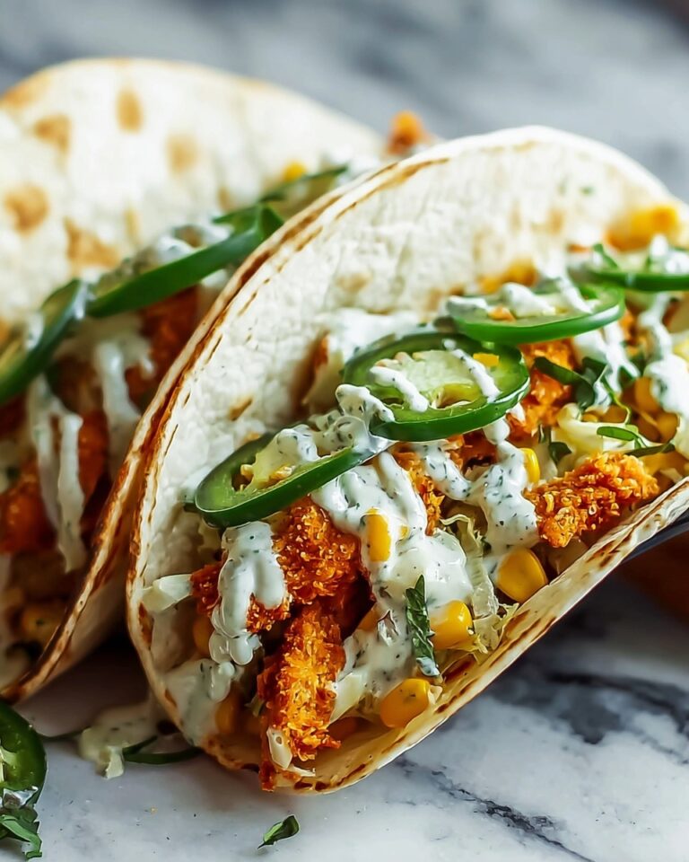 Fried Chicken Street Corn Tacos Recipe