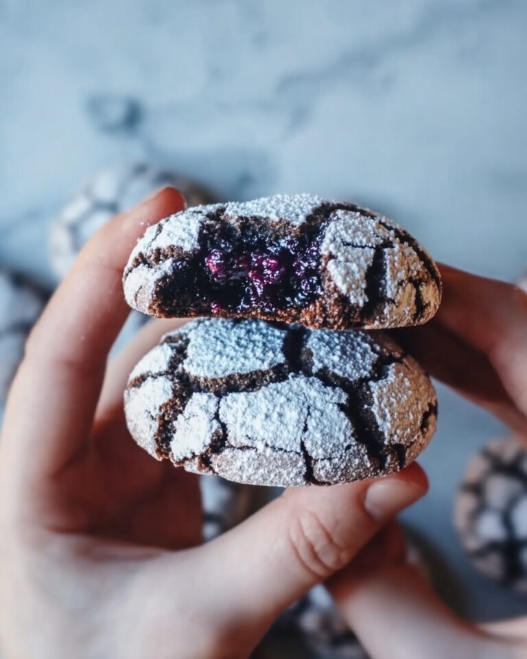 Blueberry Crinkle Cookies Recipe