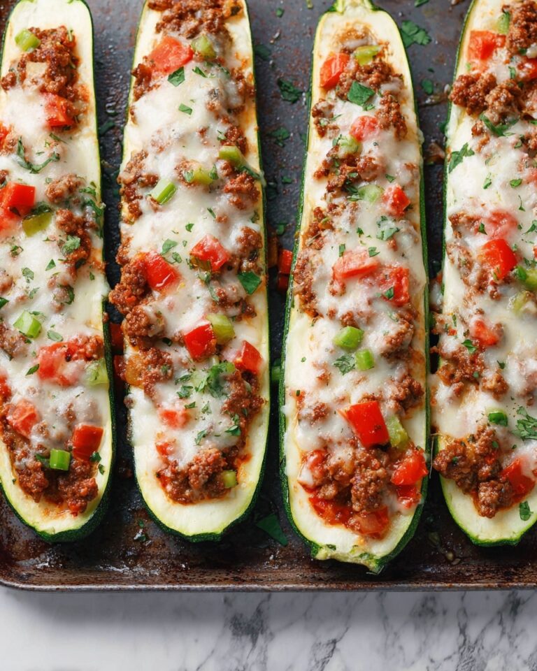Sausage Zucchini Boats Recipe
