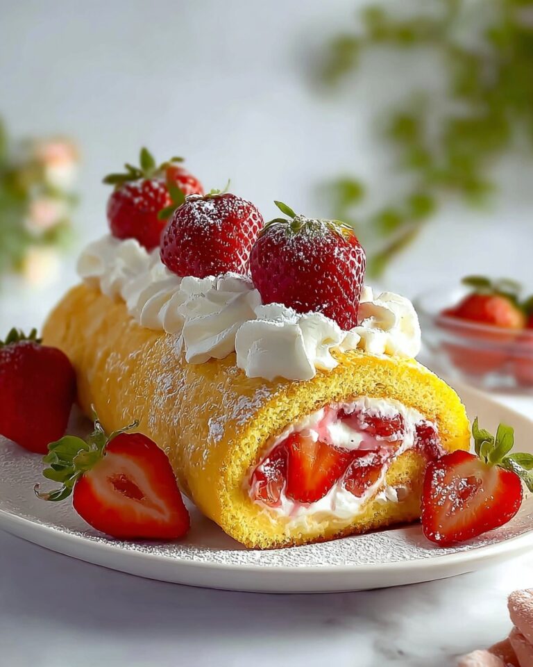 Strawberry Shortcake Roll Recipe