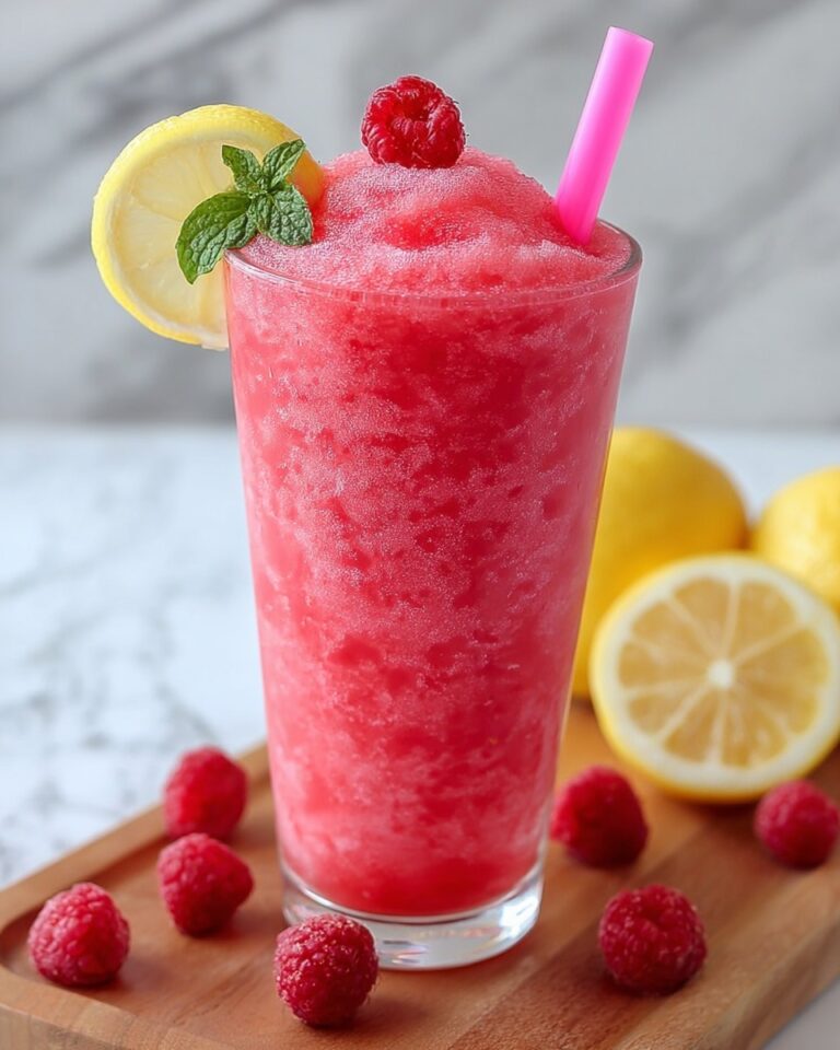 Raspberry Lemonade Slushie: Refreshing Summer Drink Recipe