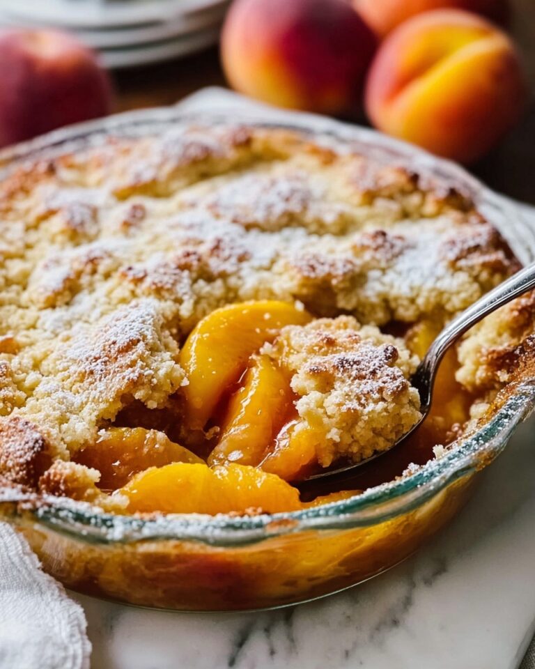 Fresh Peach Cobbler Recipe