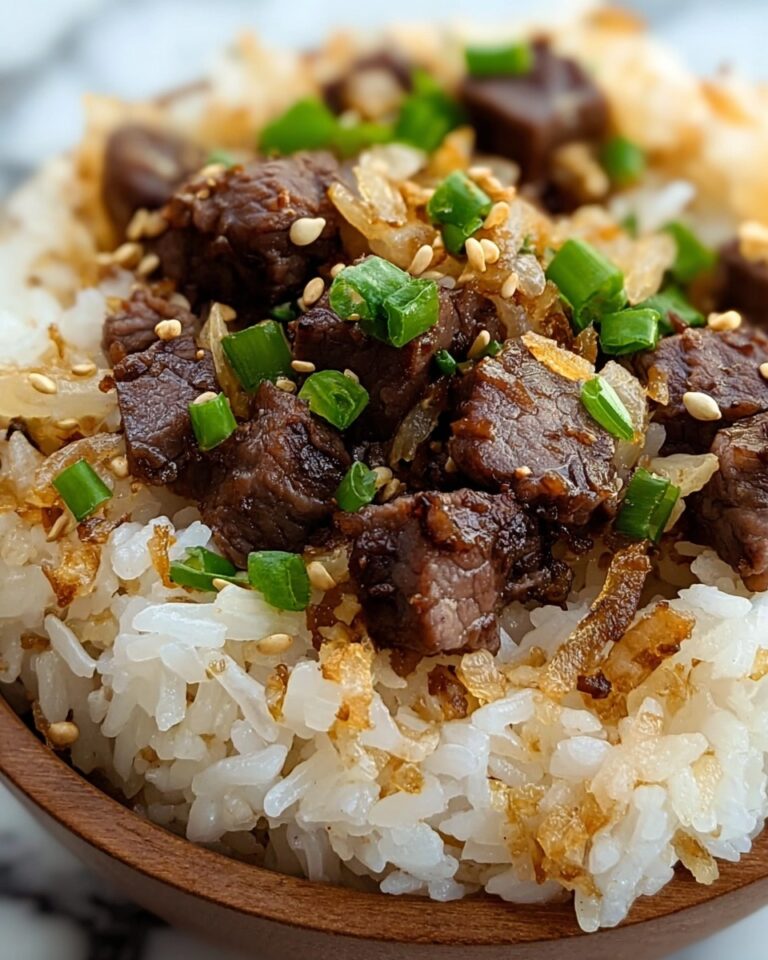 Onion Beef Fried Rice Recipe