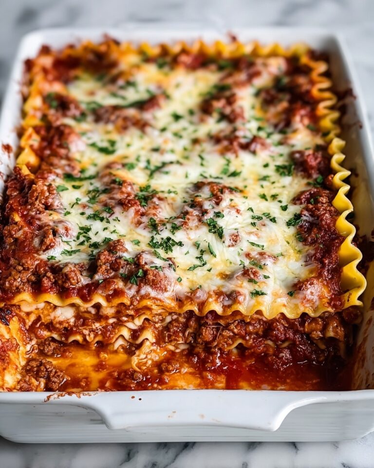 Easy Meat Lasagna Recipe
