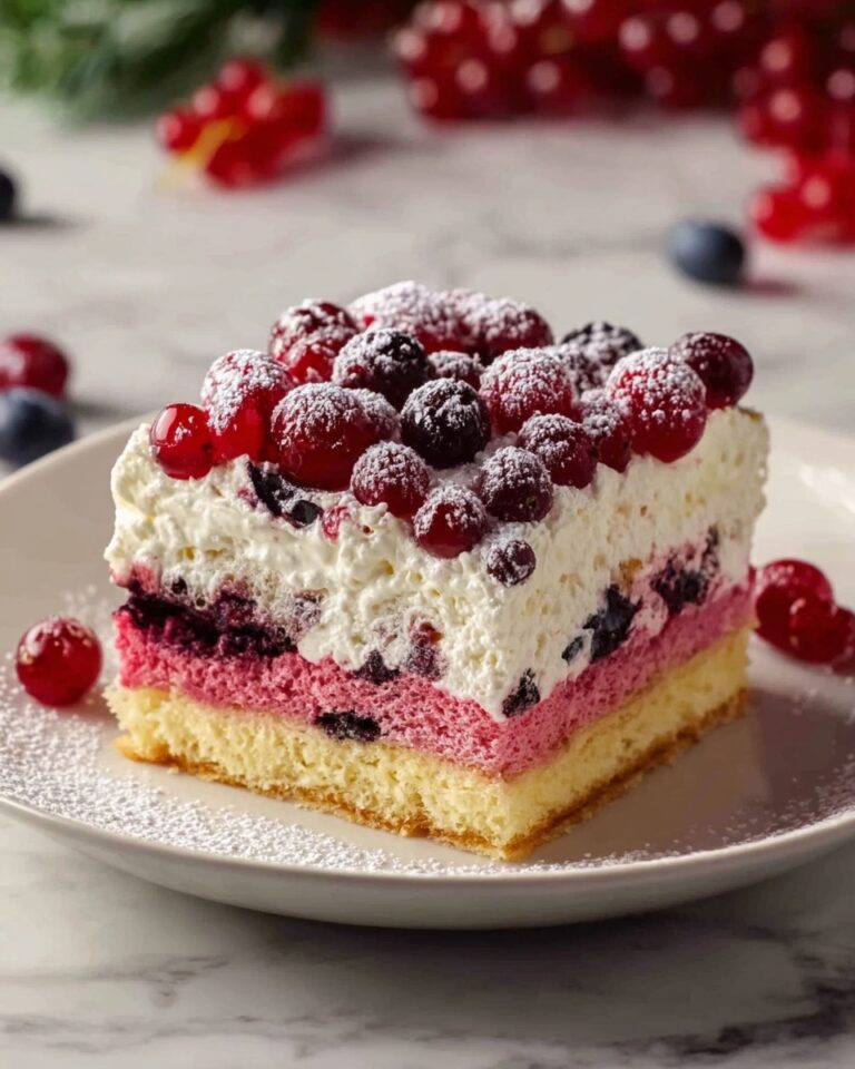 Christmas Cranberry Poke Cake Recipe