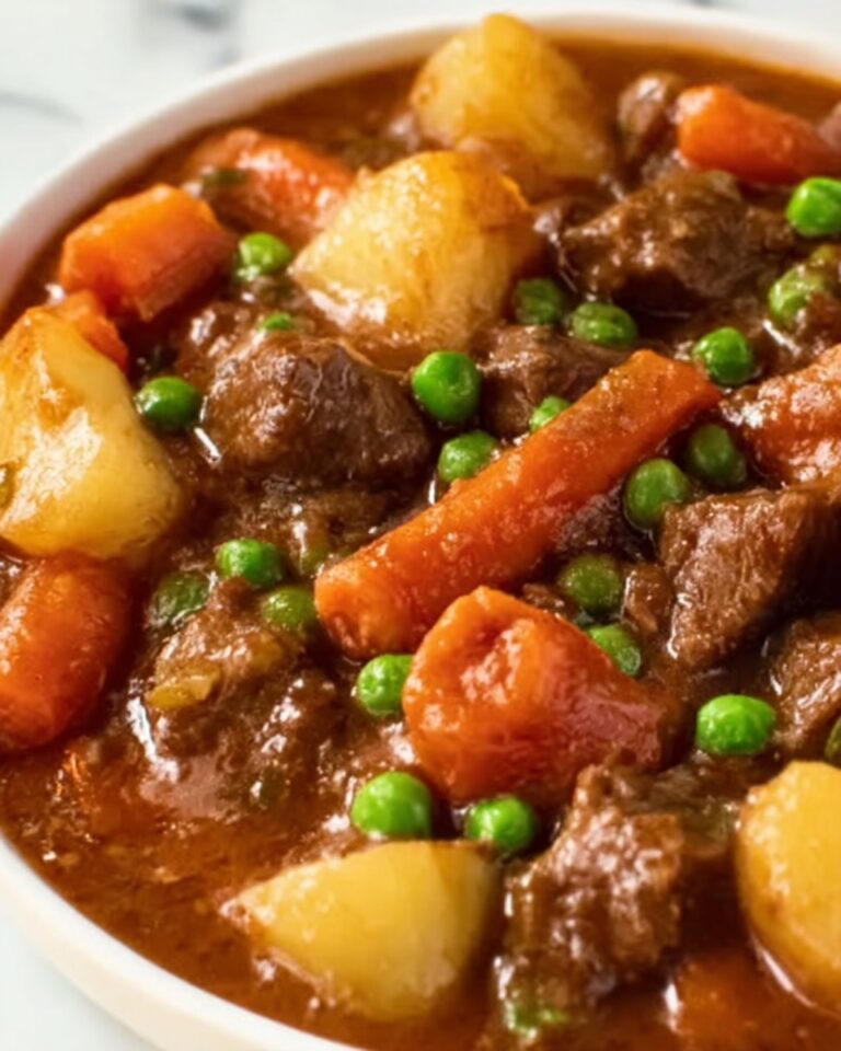 Hearty Vegetable-Meat Stew: Comfort in a Bowl Recipe