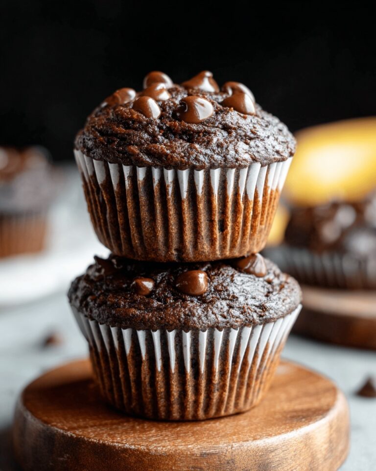 Dark Chocolate Banana Bread Muffins Recipe
