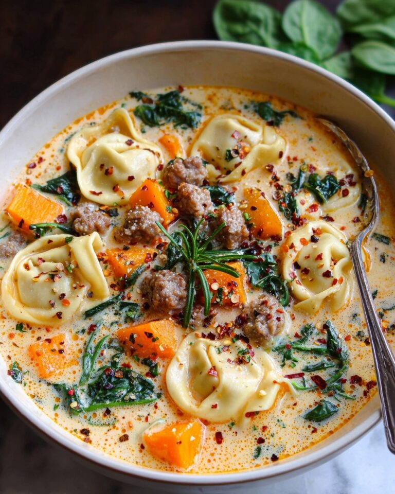 Creamy Sausage Tortellini Soup Recipe