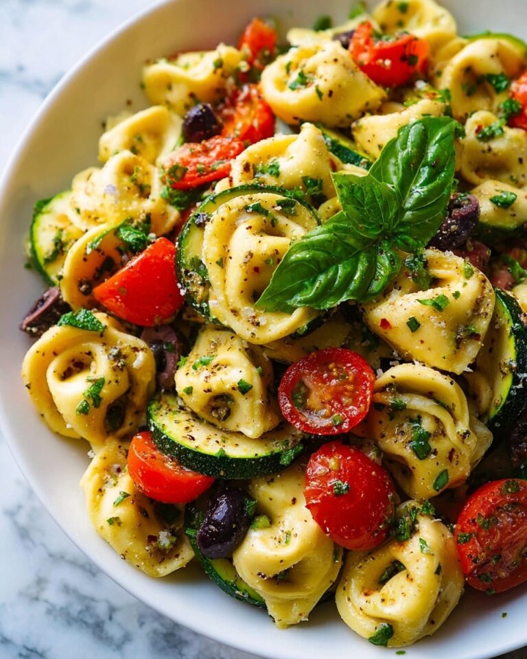 Zesty Italian Tortellini & Veggie Pasta Salad Recipe