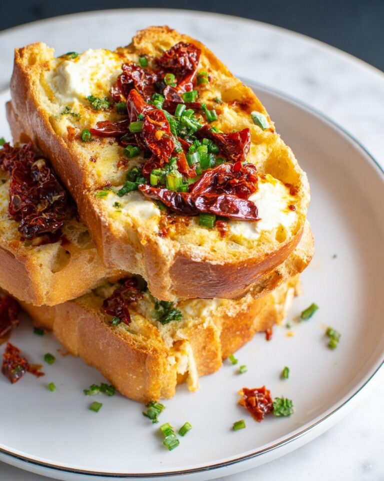 Sun-Dried Tomato and Feta Stuffed French Toast Recipe