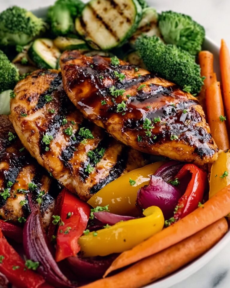 One-Pan Balsamic Chicken with Roasted Veggies Recipe