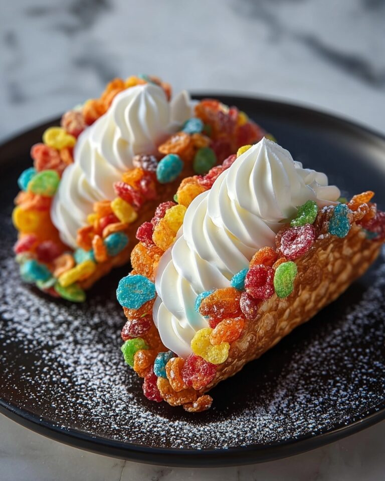 Fruity Pebbles Cheesecake Tacos: A Deliciously Fun Dessert Recipe