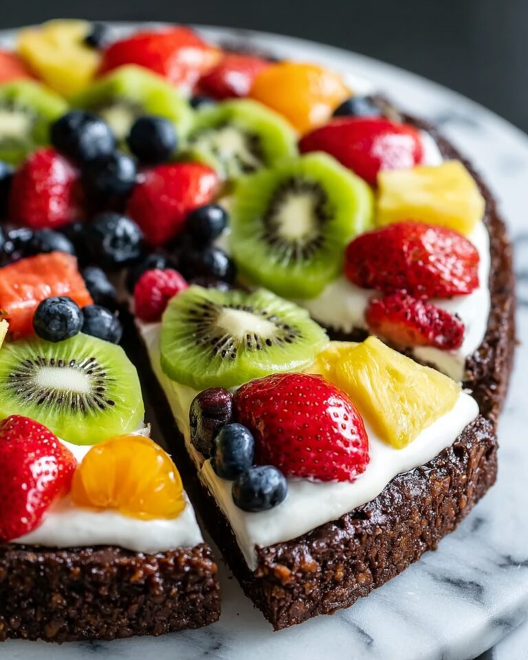 Brownie Fruit Pizza Recipe