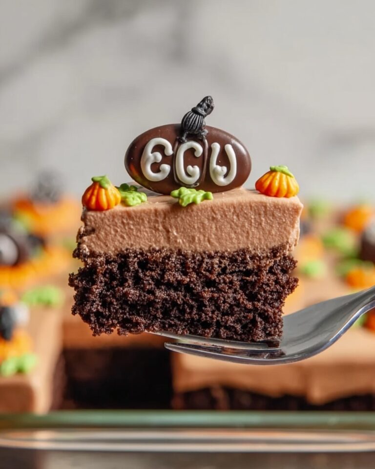 Brownie Dirt Pudding Cups with Halloween Decorations Recipe