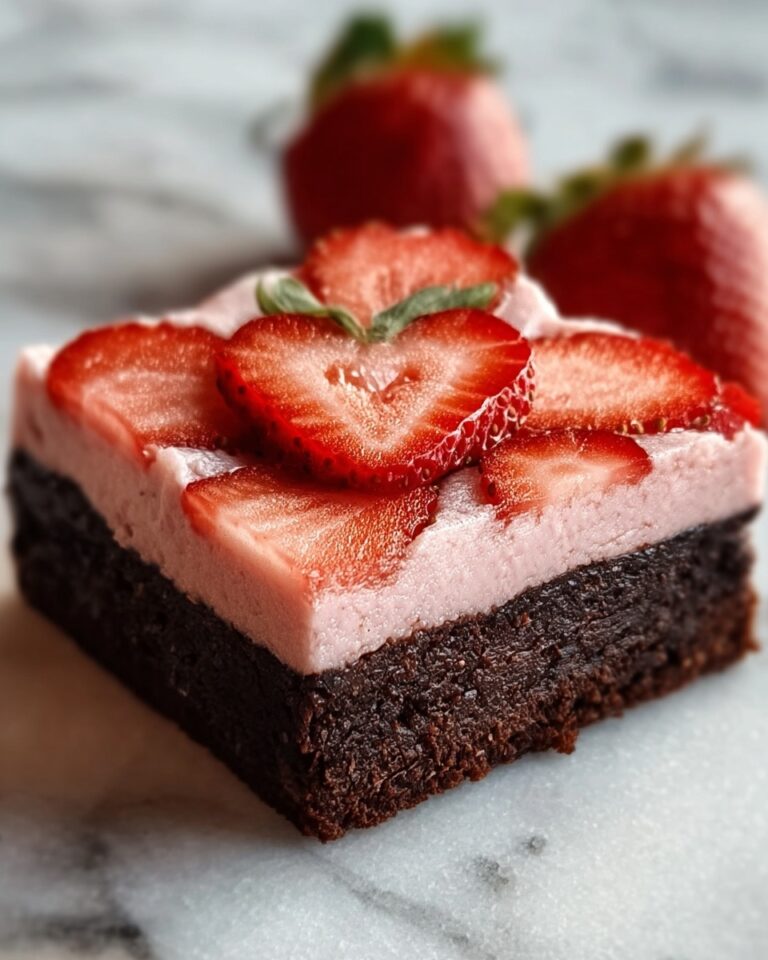 Strawberry Swirl Brownies Recipe