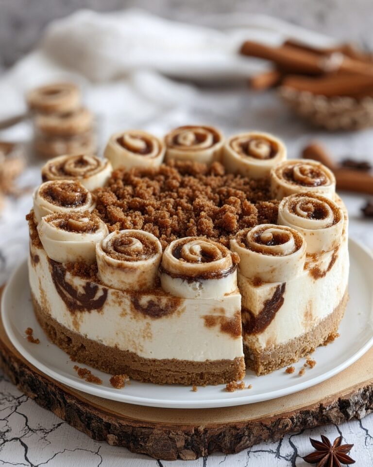 Decadent Cinnamon Roll Cheesecake Recipe
