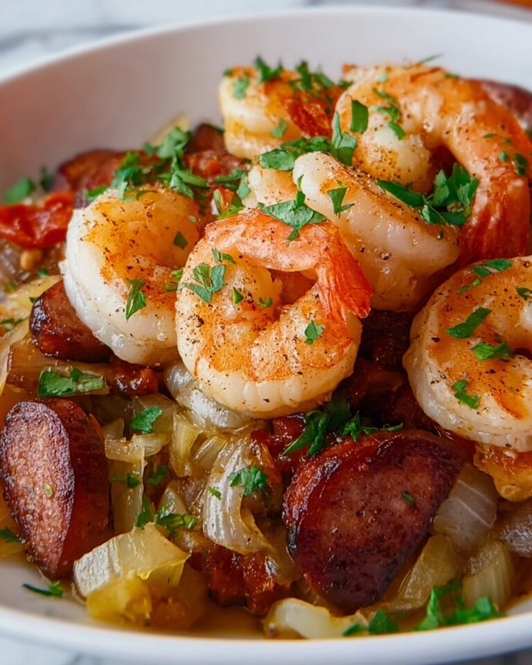 Shrimp and Sausage Cabbage Bowl Recipe