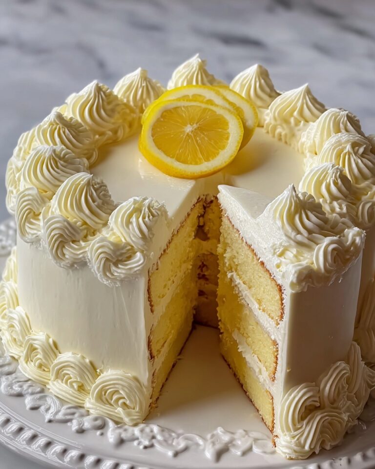 Italian Lemon Cream Cake Recipe