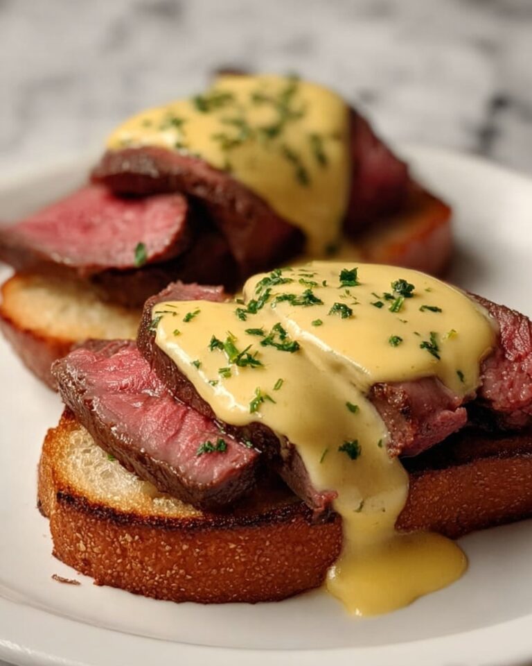 Grilled Beef Tenderloin Crostini with Béarnaise Sauce Recipe