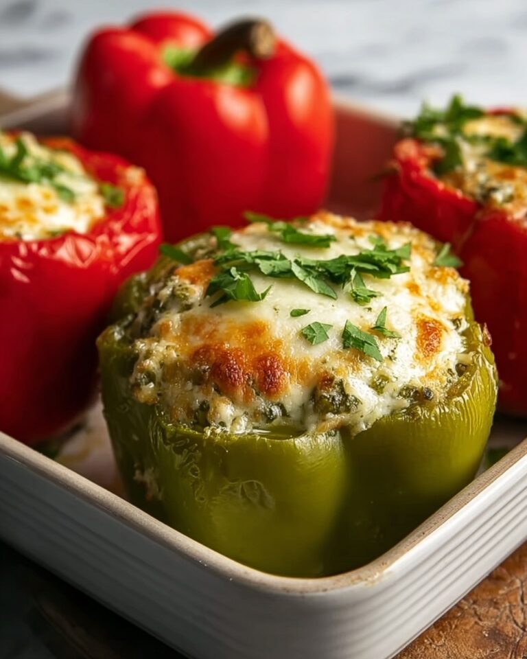 Herb and Cheese Stuffed Bell Peppers Recipe
