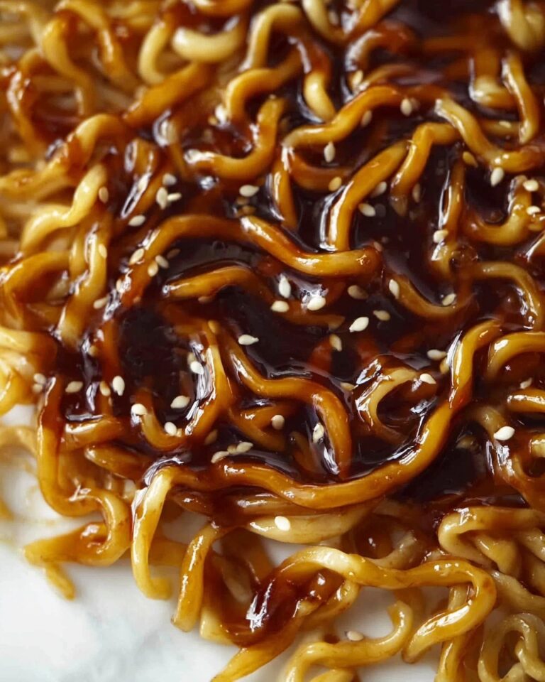 Sweet & Spicy Ramen Noodles Recipe