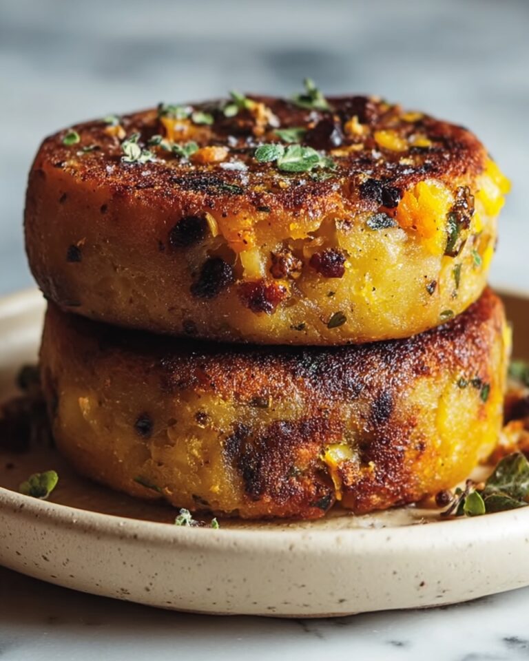 Vegan Stuffed Potato Cakes Recipe