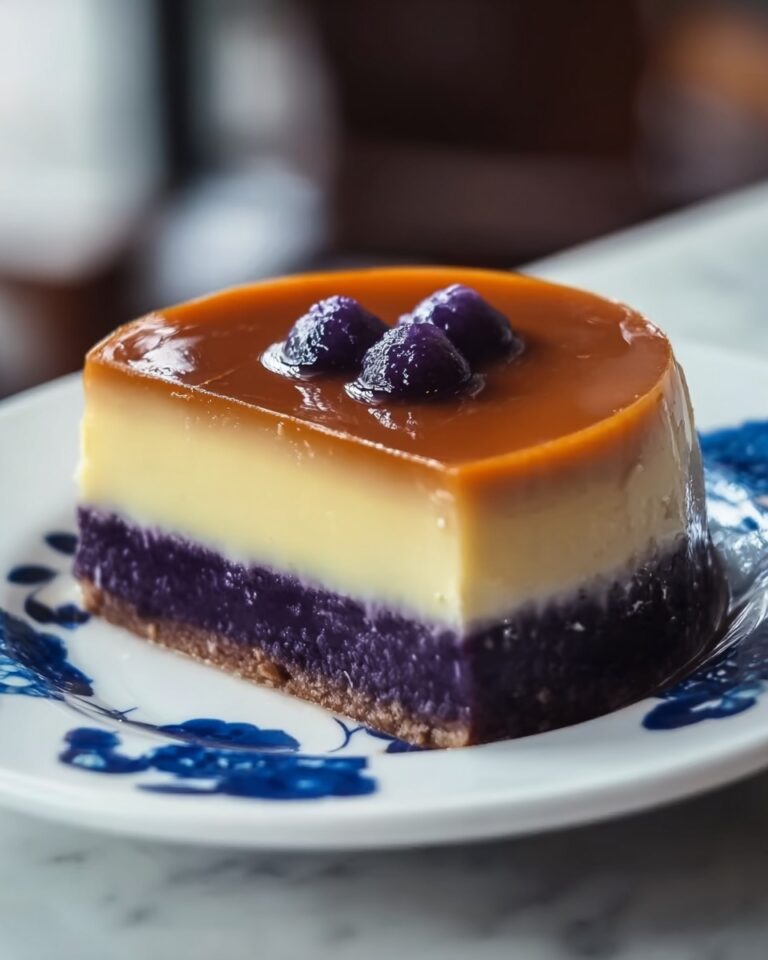 Ube Biko Leche Flan Recipe