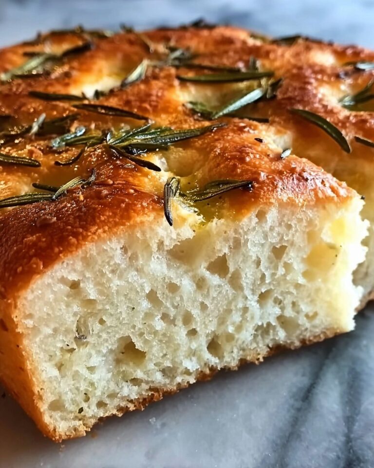 Rustic No Knead Rosemary Garlic Bread Recipe