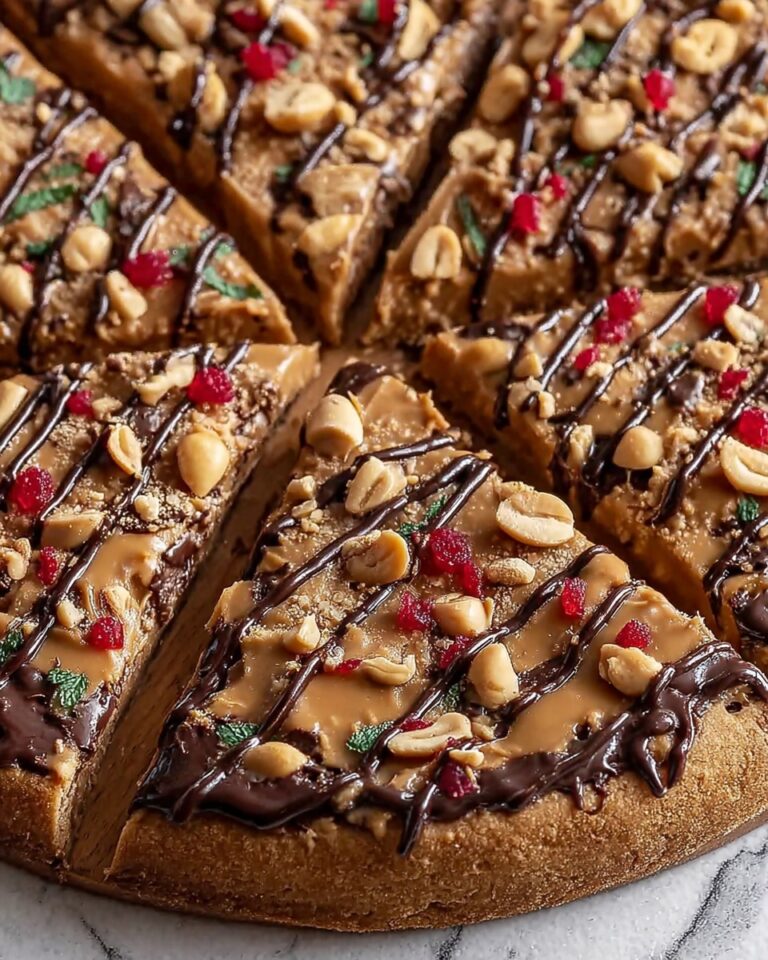 Peanut Butter Brownie Pizza Recipe