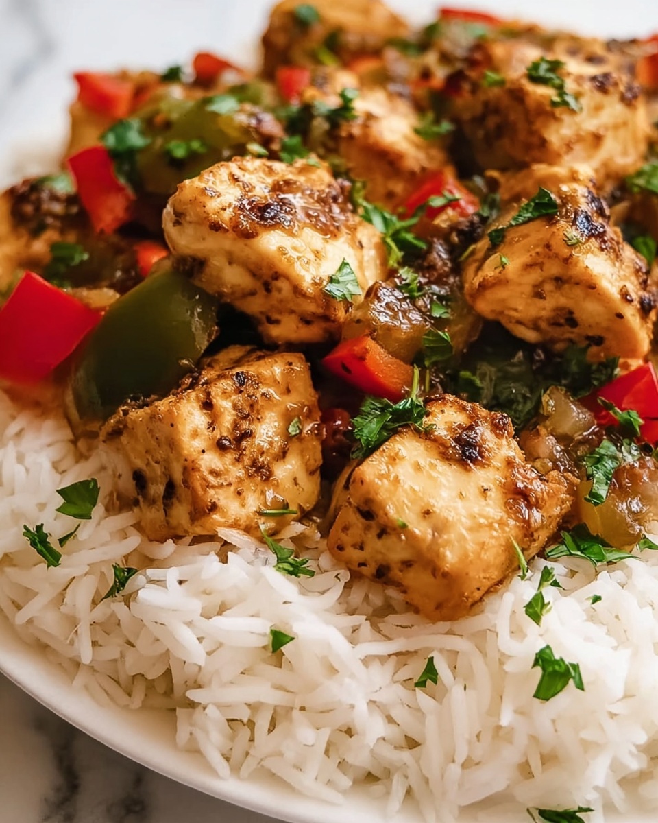 Air Fryer Chicken and Peppers Recipe - Recipe Image