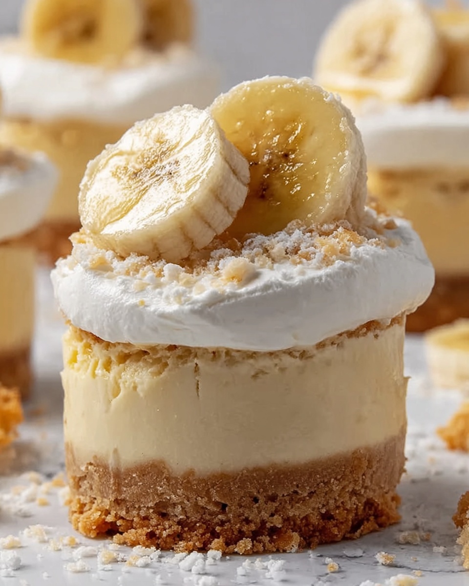 Mini Banana Pudding Cheesecakes Recipe - Recipe Image