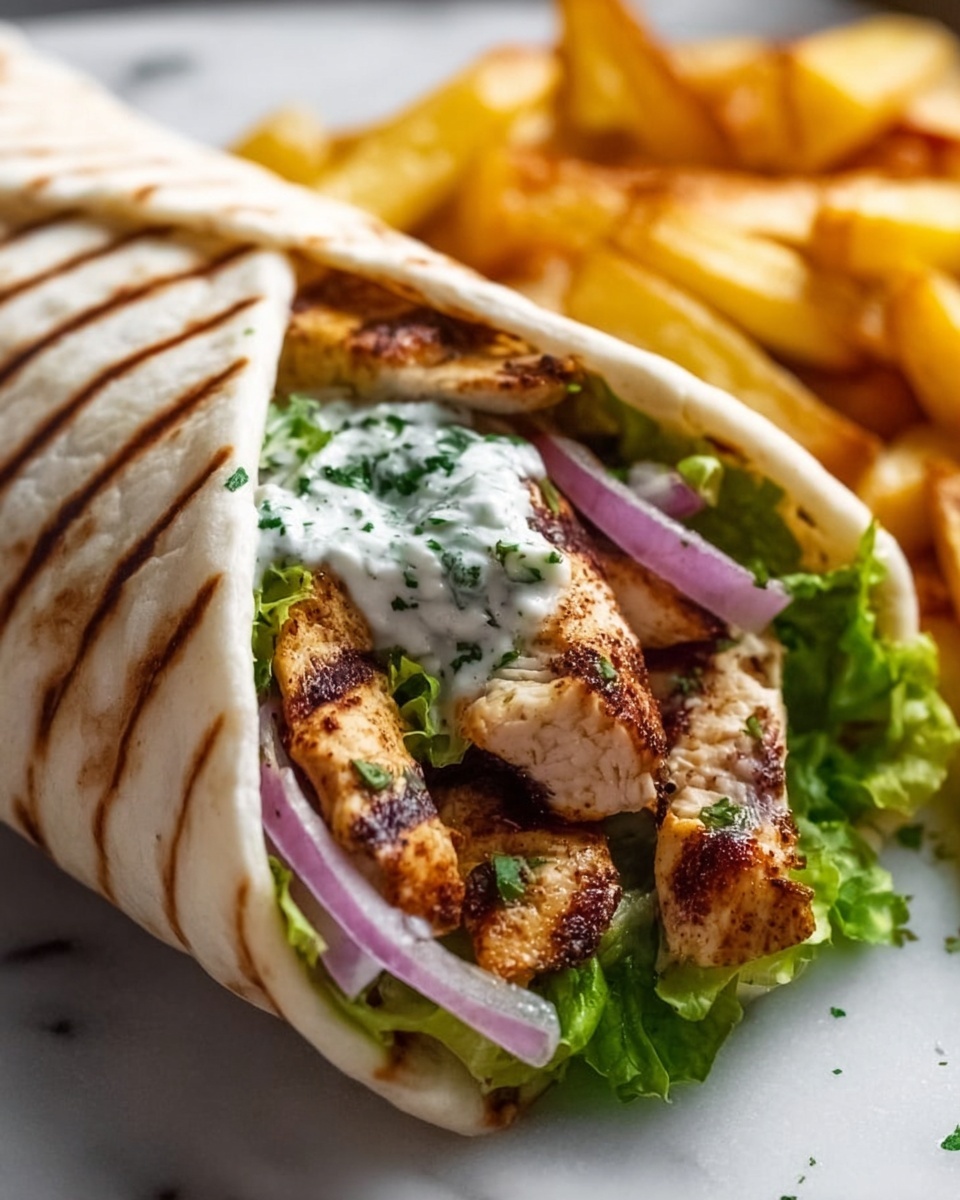 Greek Chicken Gyro Recipe - Recipe Image