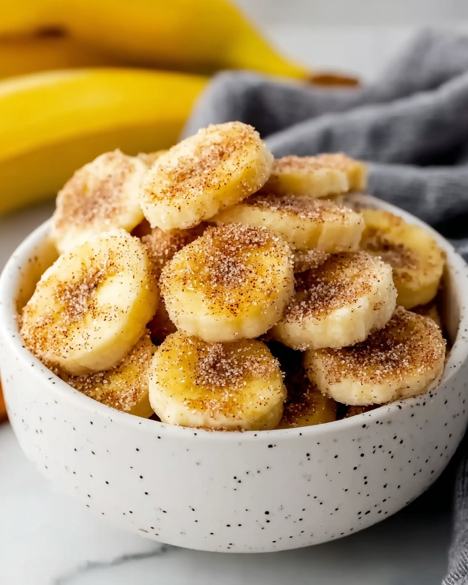 Cinnamon-Sugar Air Fryer Banana Chips Recipe - Recipe Image