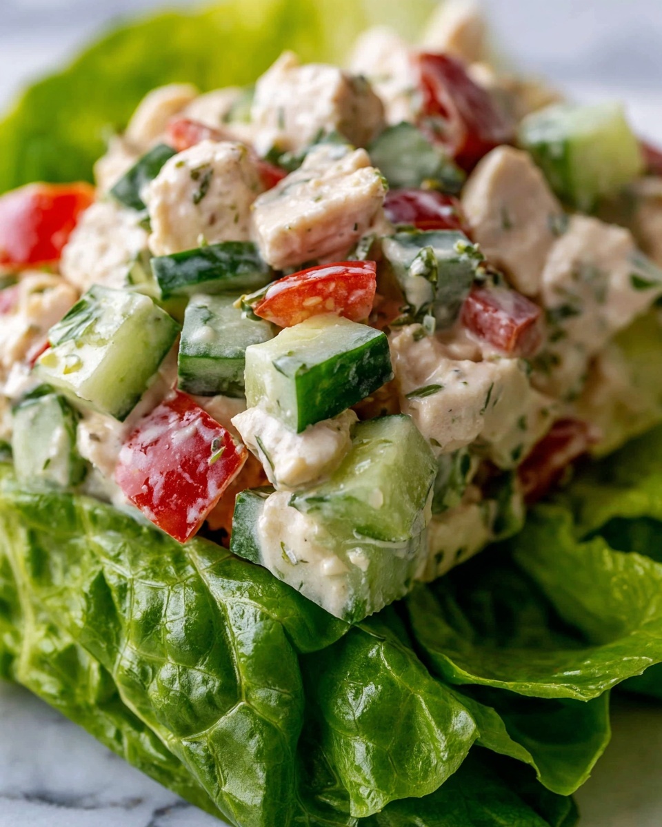 Cucumber Chicken Salad Recipe - Recipe Image