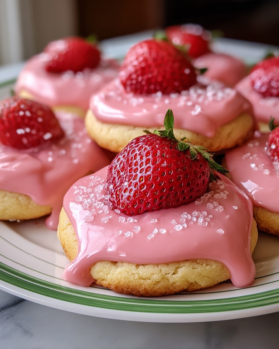 Strawberry Sugar Cookies Recipe - Recipe Image