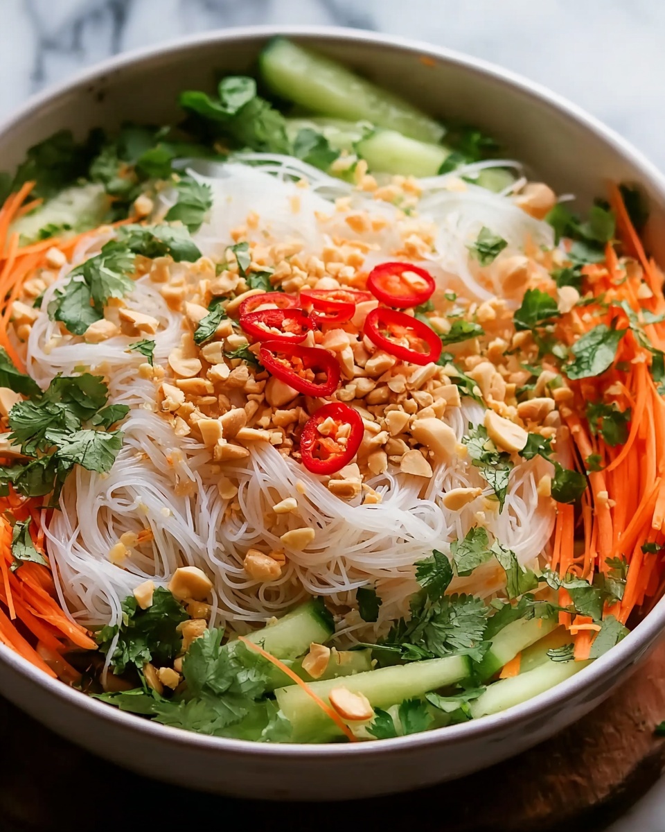 Vietnamese Vermicelli Noodle Salad Recipe - Recipe Image